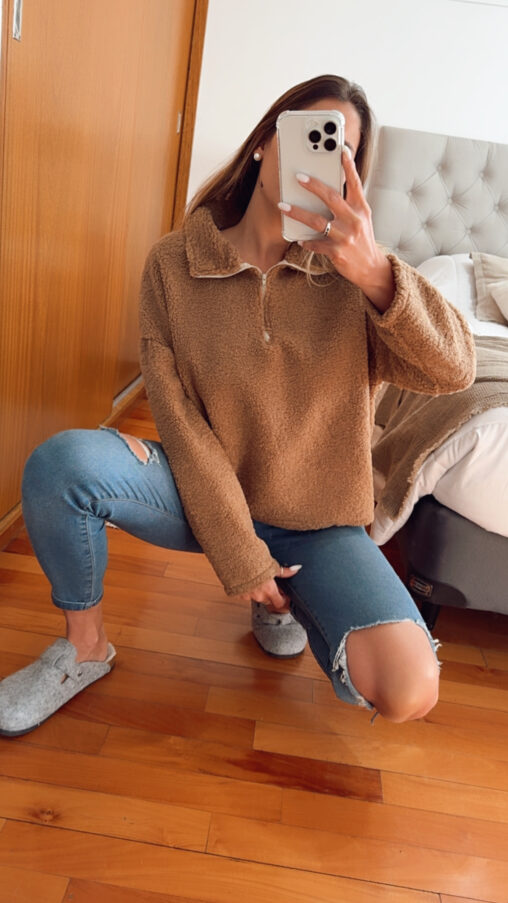 Buzo Corderito Beige