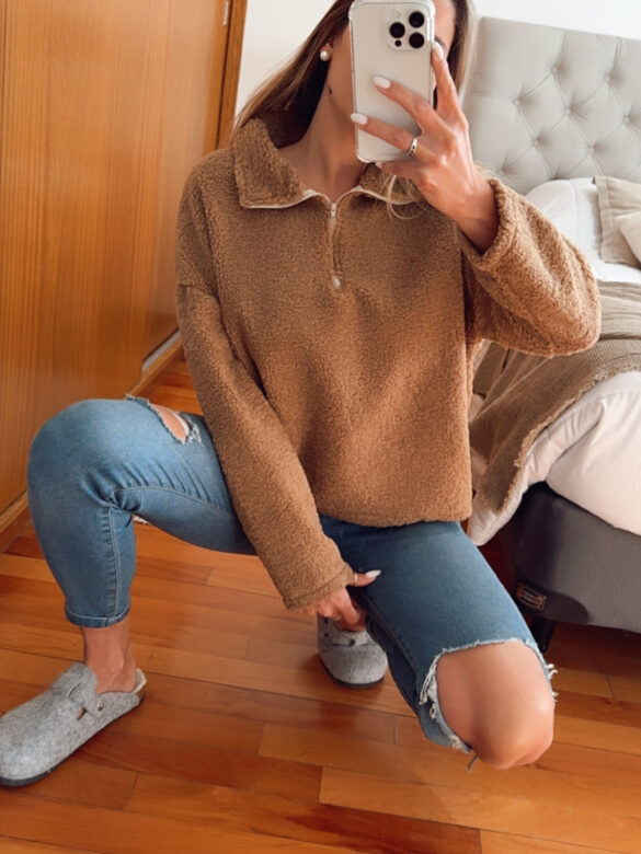 Buzo Corderito Beige