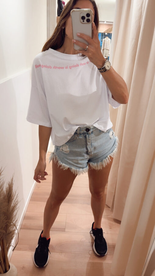 Remera WE Rosa y Blanca - Imagen 4