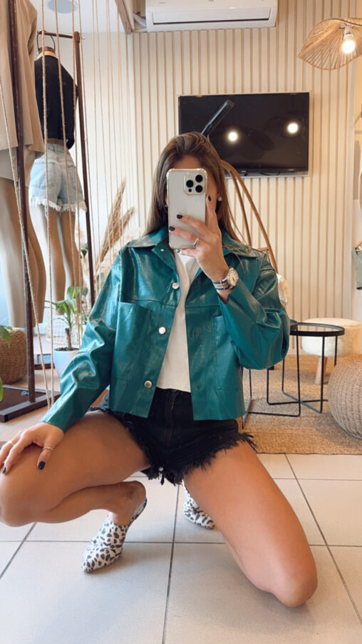 Campera Croco Verde - Imagen 5