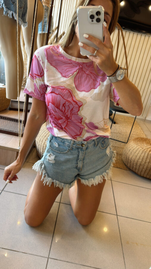 Remera Flor Rosa - Imagen 3