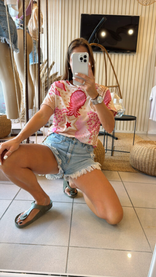 Remera Ananá Fucsia - Imagen 2