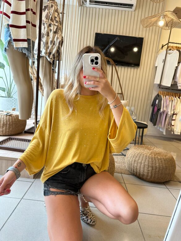Sweater Aleli mostaza