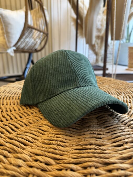 Gorra Corderoy Verde - Imagen 3