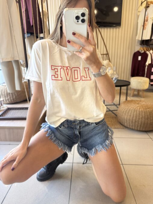 Remera Love Blanca - Imagen 4