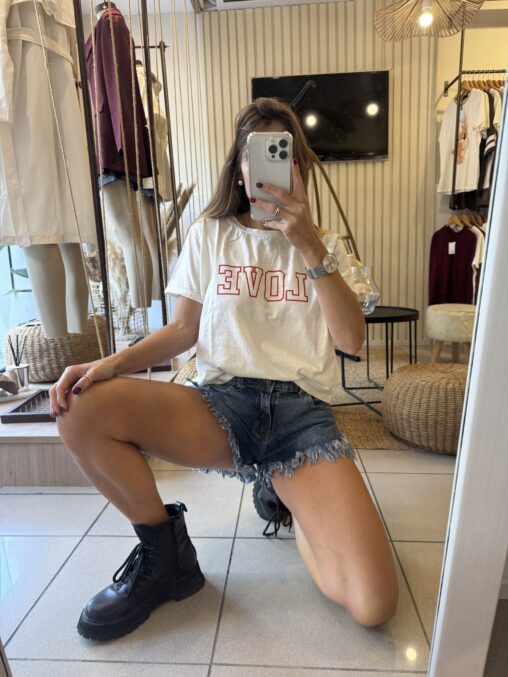 Remera Love Blanca - Imagen 3