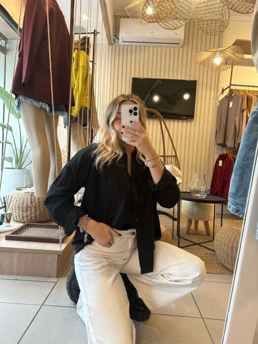 Camisa Filippa Negra - Imagen 3