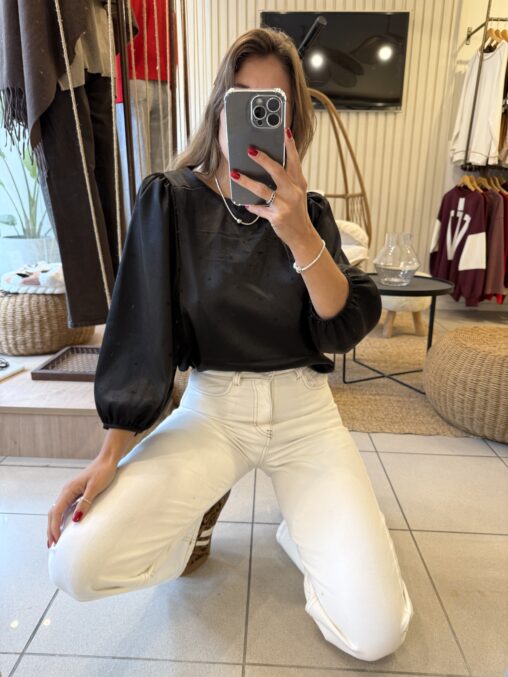 Blusa Estrellitas Negra - Imagen 3