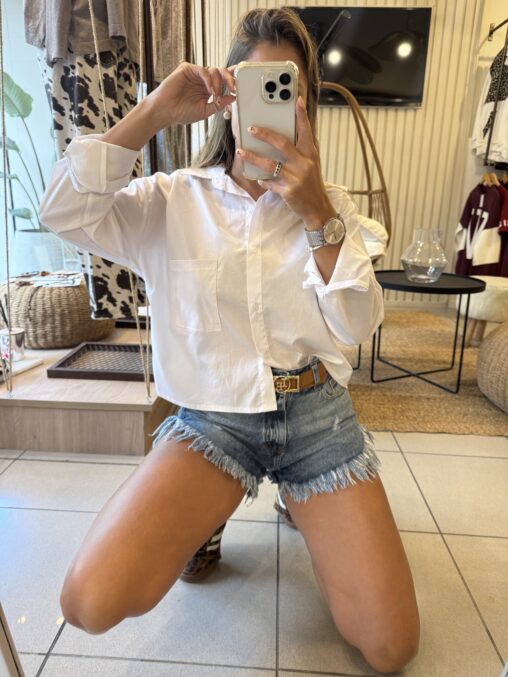 Camisa Blanca corta - Imagen 4