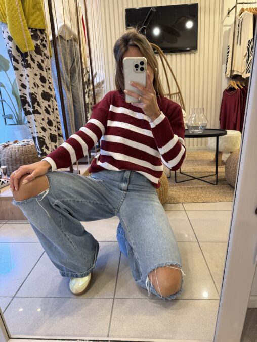 Sweater Sol bordo - Imagen 5