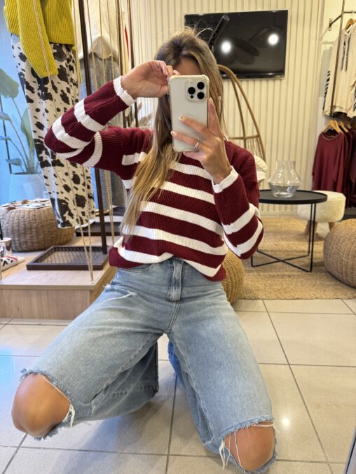 Sweater Sol bordo - Imagen 3