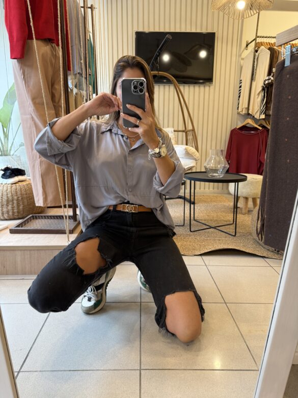 Camisa Eva Gris