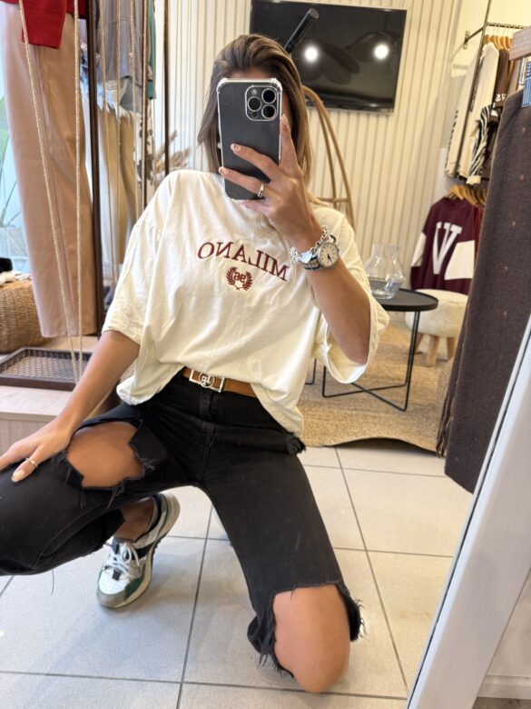Remera Milano Crudo