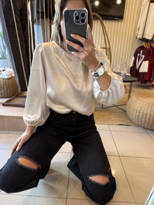 Blusa Estrellita Champagne - Imagen 5