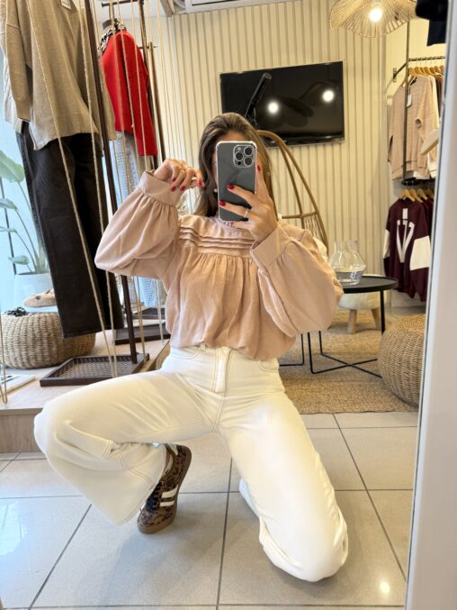 Blusa Romántica visón - Imagen 4