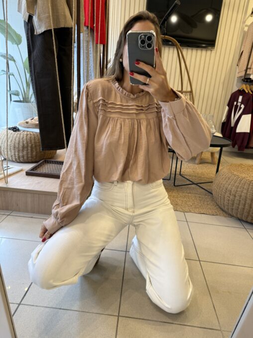 Blusa Romántica visón - Imagen 3