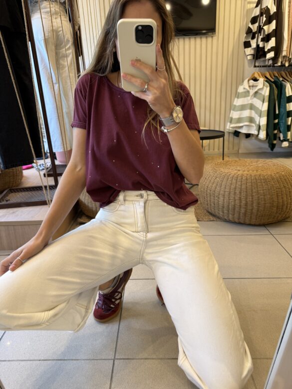 Remera galáctica Bordo