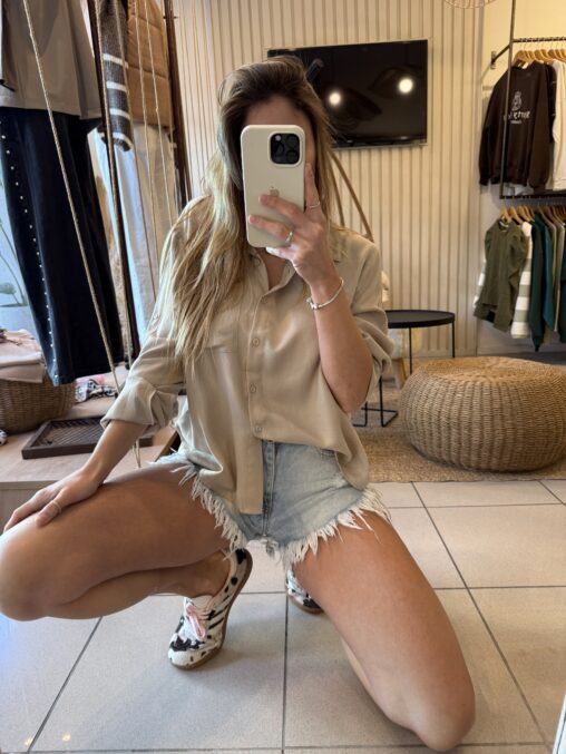Camisa Greta beige - Imagen 2
