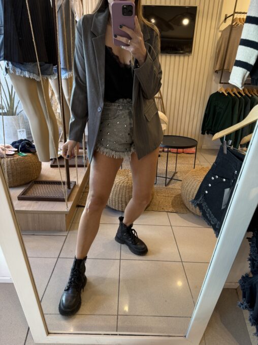 Blazer Rayado gris - Imagen 4