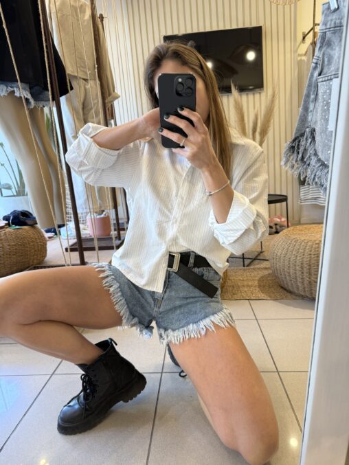 Camisa malva celeste - Imagen 3