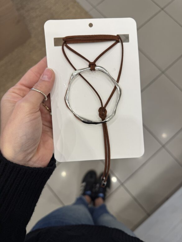 Chocker Irregular xxl marron