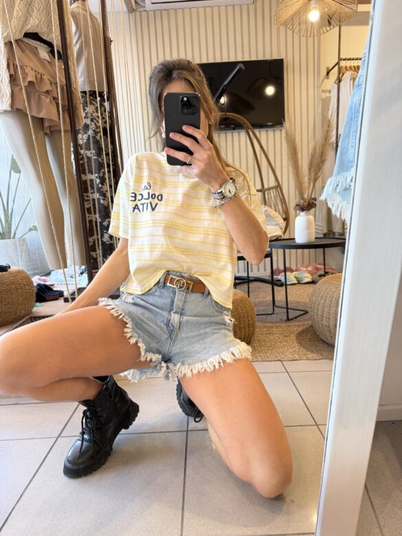 Remera Vida Amarillo