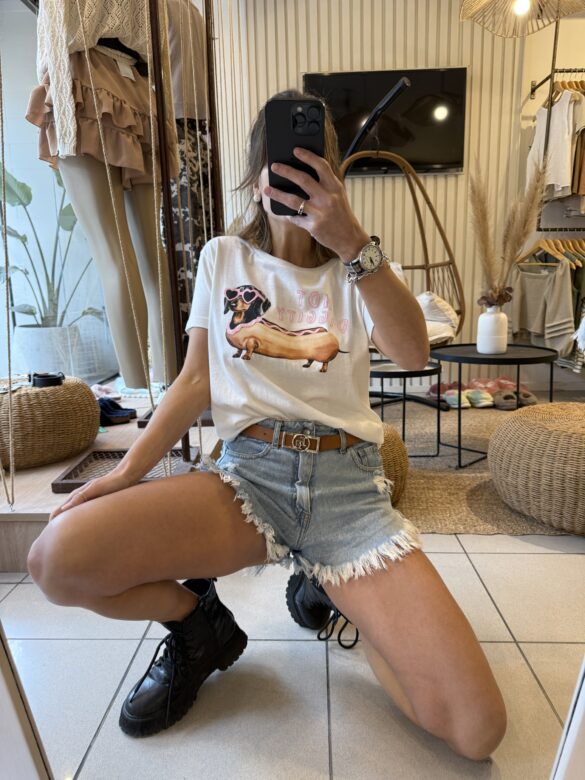 Remera Salchi Blanca