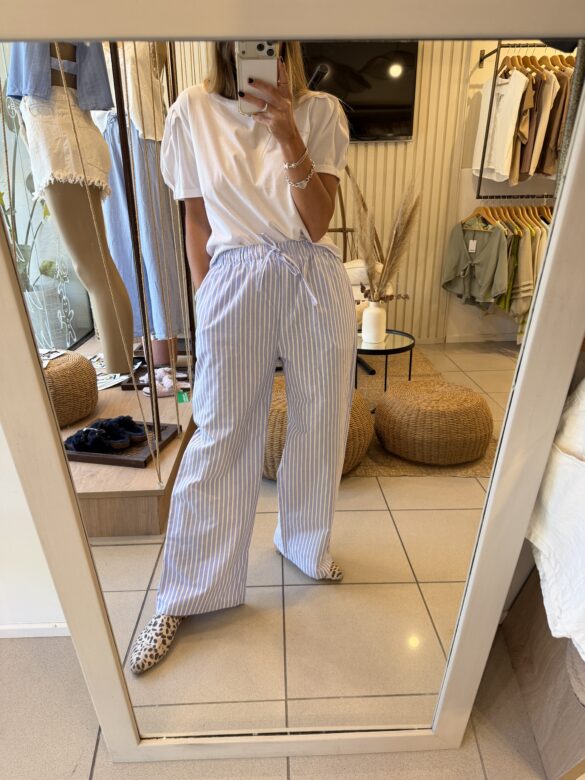 Pant rayas celeste