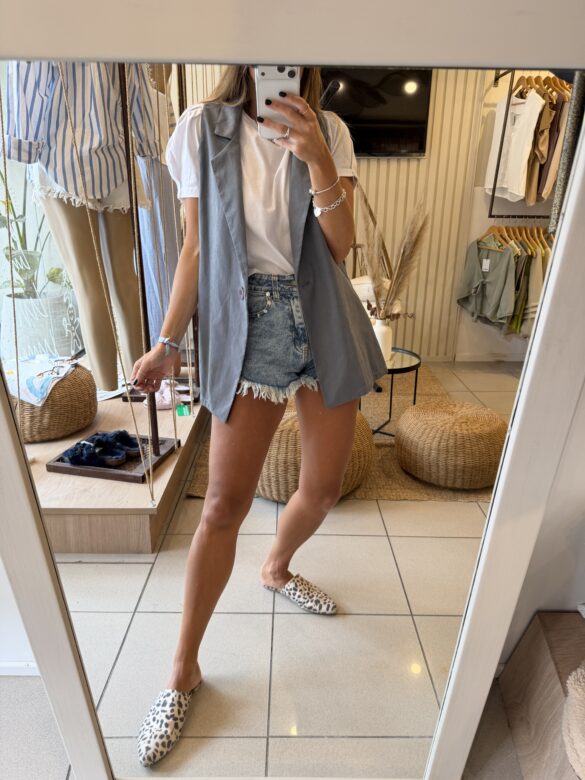 Chaleco sastrero Gris