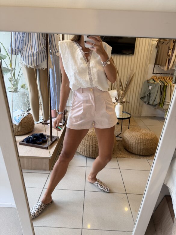 Blusa Francine blanca