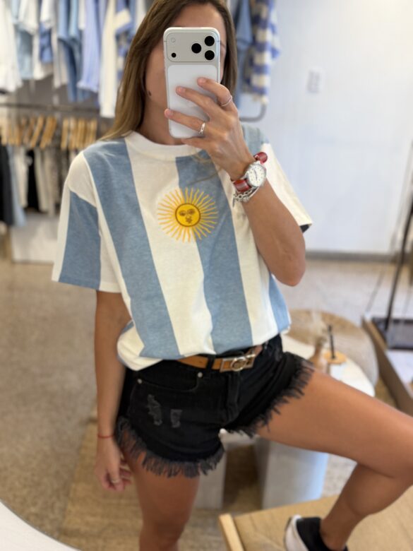 Remera Arg vertical