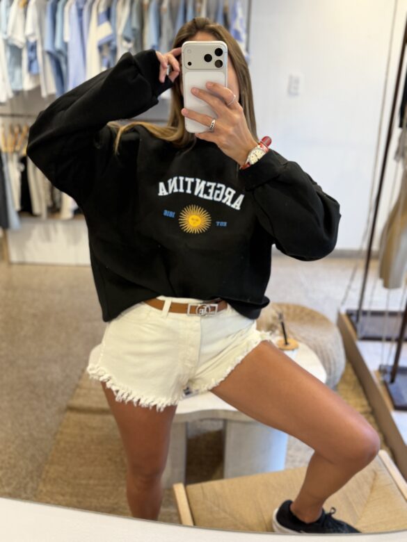 Buzo Argentina negro