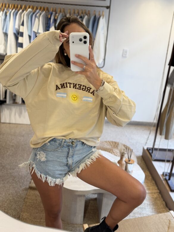 Buzo Argentina beige