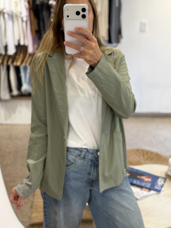 Blazer Lino verde