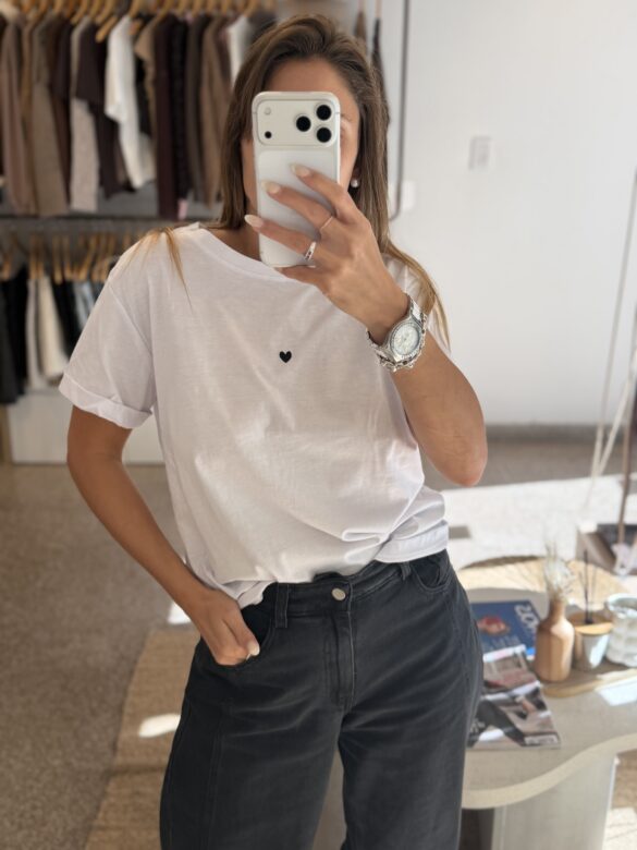Remera Cuore Blanca