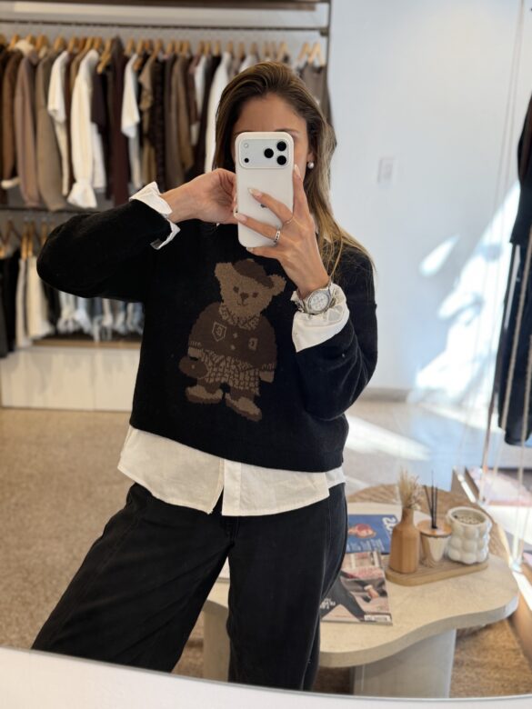 Sweater Bear negro