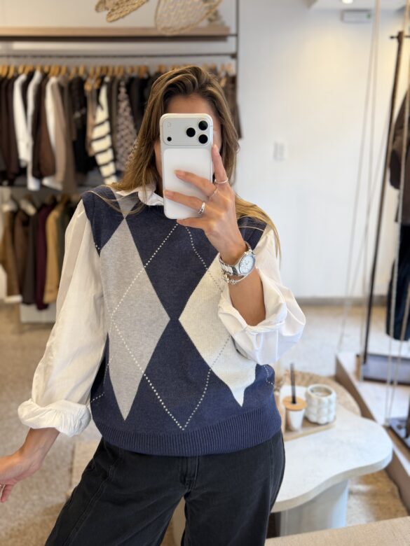 Chaleco Lola azul
