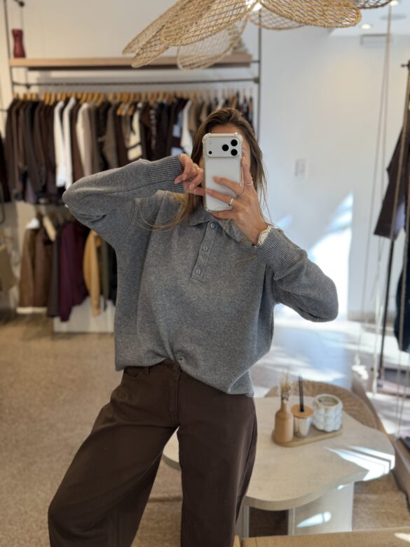 Sw Polo liso Gris