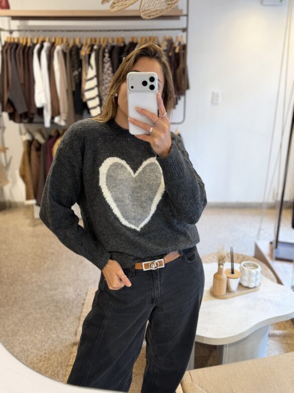 Sw corazón gris