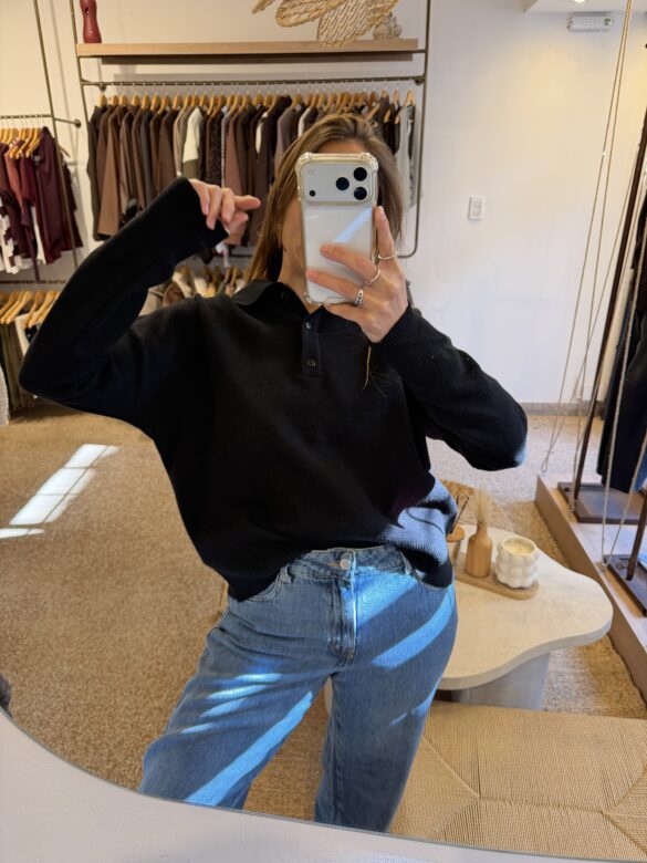 Sw Polo negro