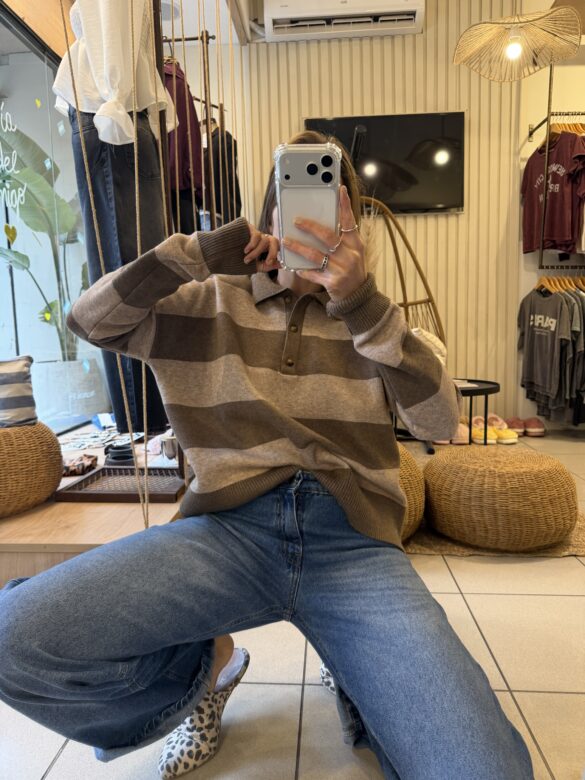 Sw Polo beige/visón