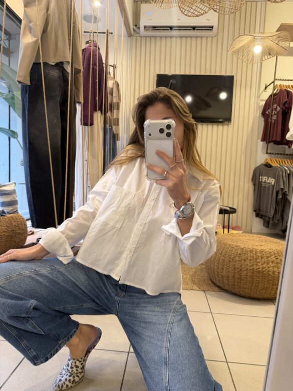 Camisa Corta blanca