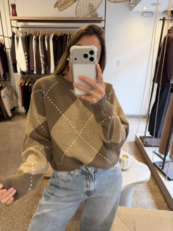 Sw rombo beige