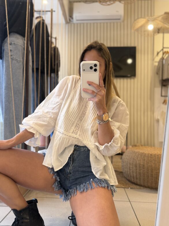 Blusa bea Blanca